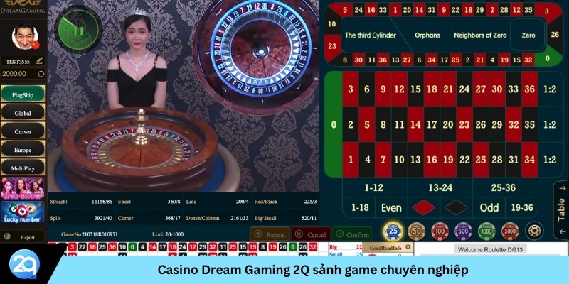 Casino Dream Gaming 2Q sảnh game chuyên nghiệp